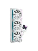 Dragos AquaForge 360 Intel-AMD 360MM LCD Ekranlı ARGB Beyaz Sıvı Soğutucu - 3