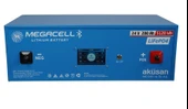 Megacell LiFePO4 25.6V 200Ah Lityum Demir Fosfat Akü thumbnail 1