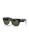 RB 0840S 90131 51 Mega Wayfarer Unisex Siyah Kemik Güneş Gözlüğü - 1