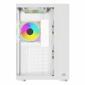 PowerBoost PB-SS02W USB 3.2 ARGB ATX Mid Tower Beyaz Kasa thumbnail 2