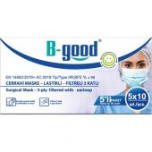 B-Good Cerrahi Maske Filtreli 3 Katlı Telli 50 Adet x 2 Adet - 3
