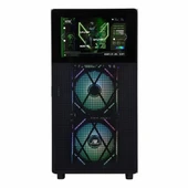 PowerBoost PB-P4367BB USB 3.2 ARGB ATX Mid Tower Siyah Kasa thumbnail 2