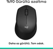 Logitech M330 Silent Plus 910-004909 Siyah Sessiz Optik Kablosuz Mouse- TEŞHİR - 1