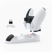 Ps5 Konsol uyumlu Hızlı Şarj Standı Led Ekran Göstergeli - 3