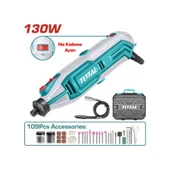Total 130 W Gravür Makinası Tg513326e Mini Dremel Testere Kesme Makine Kömürlü thumbnail 3