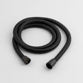 Siyah Paslanmaz Örgülü Duş Bağlantı Hortumu 150 cm Dayanıklı Esnek Banyo Aksesuarı Bağlantı Fıskiye thumbnail 7