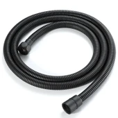 Siyah Paslanmaz Örgülü Duş Bağlantı Hortumu 150 cm Dayanıklı Esnek Banyo Aksesuarı Bağlantı Fıskiye thumbnail 6