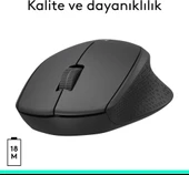 Logitech M330 Silent Plus 910-004909 Siyah Sessiz Optik Kablosuz Mouse- TEŞHİR - 4