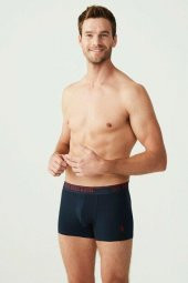 HİLAYS U.S. POLO ASSN 80097 ERKEK 3 LÜ BOXER ŞORT - 1
