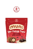 muni Glutensiz Çikolata Parçacıklı Yer Fıstığı Topu - 1