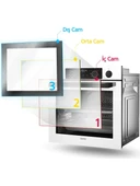 Simfer 8209 Ankastr Qs 9 Fonk Beyaz Cam Power Turbo Dij Saat - 3