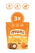 muni Glutensiz, Katkısız Ballı Tarçınlı Yer Fıstığı Topu 3'lü - 1