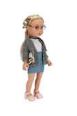 Gündelik Kıyafetli Moda Bebeği 40 cm – Eklemli Şık Kız Bebek - 6