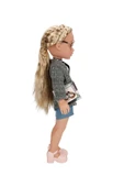 Gündelik Kıyafetli Moda Bebeği 40 cm – Eklemli Şık Kız Bebek - 5
