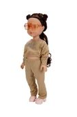 Spor Kıyafetli Moda Bebeği 40 cm – Eklemli Şık Kız Bebek - 2