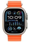 Apple Watch Ultra 2 GPS + Cellular 49mm Natürel Titanyum Kasa ve Turuncu-Ocean Kordon Akıllı Saat - 2