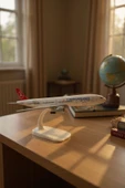 FREFLY 16cm Türk Hava Yolları Boeing 777 Uçak Modeli Planel Uçak Döküm Metal 1/400 Ölçekli Uçaklar - 4