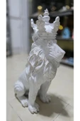 FREFLY Beyaz renk Aslan Kral Biblo 78 cm boy thumbnail 1