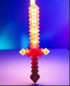 YÜKSEK KALİTE SESLİ LED IŞIKLI KILIÇ PİXEL KILIÇ IŞIKLI 62 CM - 1