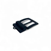 Kemer Tokası 4,5 cm Döner Kafa 1 Adet Siyah Boyalı (Leathercraft, Deri Hobi) - 6