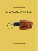 Honda Titan Sinyal Tekli – Ön Arka Uyumlu Turuncu Gösterge Lambası - 1