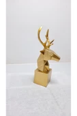 FREFLY STOR DEN 2li Set Geyik Figürlü Modern Dekoratif Biblo 22Cm ve 19Cm thumbnail 6
