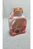 FREFLY Motivasyonel Ayıcık Su Matarası Çocuk Suluk 1000 Ml Sticker - 4
