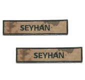 Deniz Kuvvetleri Kamuflaj Askeri İsimlik -2 Adet - 1