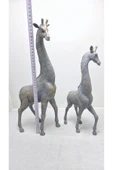 FREFLY DEN Boy 45 cm En 20 cm Dekoratif Aksesuar 2 Li Polyester Zürafa Gri thumbnail 6