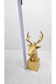 FREFLY STOR DEN 2li Set Geyik Figürlü Modern Dekoratif Biblo 22Cm ve 19Cm thumbnail 1