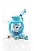 FREFLY Motivasyonel Ayıcık Su Matarası Çocuk Suluk 1000 Ml Sticker - 2