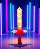 YÜKSEK KALİTE SESLİ LED IŞIKLI KILIÇ PİXEL KILIÇ IŞIKLI 62 CM - 2