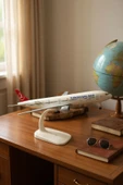 FREFLY 16cm Türk Hava Yolları Boeing 777 Uçak Modeli Planel Uçak Döküm Metal 1/400 Ölçekli Uçaklar - 5
