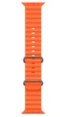 Apple Watch Ultra 2 GPS + Cellular 49mm Natürel Titanyum Kasa ve Turuncu-Ocean Kordon Akıllı Saat - 3