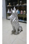 FREFLY Beyaz renk Aslan Kral Biblo 78 cm boy thumbnail 4