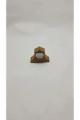 FREFLY STORE El Yapımı Ahşap Masaüstü Mini Saat – Özgün Tasarım, Pilli, Dekoratif - 2