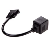 4972 Dvi To 2X Vga Çevirici Çoklayıcı Splitter Kablosu thumbnail 2