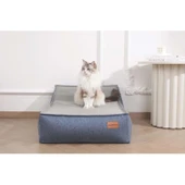 M-Pets Cloud Fonksiyonel Şişirilebilir Yatak Navy thumbnail 4