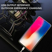 MİGHTY ŞARJLI METAL 300 LÜMEN 3 RENKLİ KADEMELİ POWERBANK ÖZELLİKLİ KAMP LAMBASI FENER ÇADIR IŞILDAK - 5
