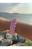 Paracord Bileklik 16 CM Pembe thumbnail 1