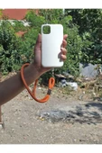 TÜM KILIFLARA UYUMLU TURUNCU TELEFON EL ASKISI thumbnail 1
