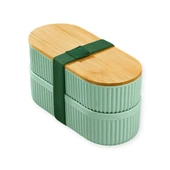 Brillant Saklama Ve Beslenme Kutusu Br-6689 (3504)  2li Bambu Yeşil thumbnail 3