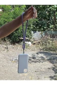 TÜM KILIFLARLA UYUMLU LİLA TELEFON EL ASKISI thumbnail 2