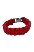 Paracord Bileklik Kırmızı cobra modeli thumbnail 4
