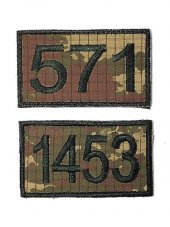 1453 - 571 PEÇ seti - Arma - Askeri Patch - 1