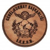 Genel Kurmay Başkanlığı Deri PEÇ - Arma - Askeri Patch - 1