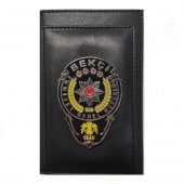 BEKÇİ Kalemlikli Not Defteri Cüzdan (Metal Rozet) thumbnail 1