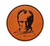 ATATÜRK Deri PEÇ - Arma - Askeri Patch thumbnail 1