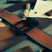 Kemer Tokası 4,5 cm Döner Kafa 1 Adet Siyah Boyalı (Leathercraft, Deri Hobi) - 1