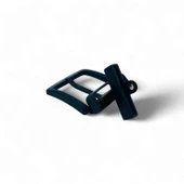 Kemer Tokası 4,5 cm Döner Kafa 1 Adet Siyah Boyalı (Leathercraft, Deri Hobi) - 4